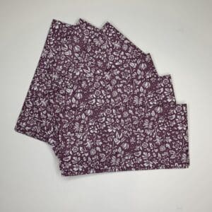 Extra Large Cotton Napkins French Nicolette Lavender