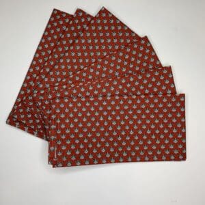 Extra Large Cotton Napkins French Montmartre Rouge