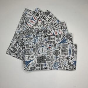 Extra Large Cotton Napkins French La Tour Set of 6