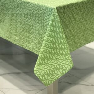 Maria European LifeStyle Table Cloth in Green Color Image