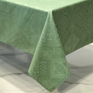 French Elegance Jade tablecloth