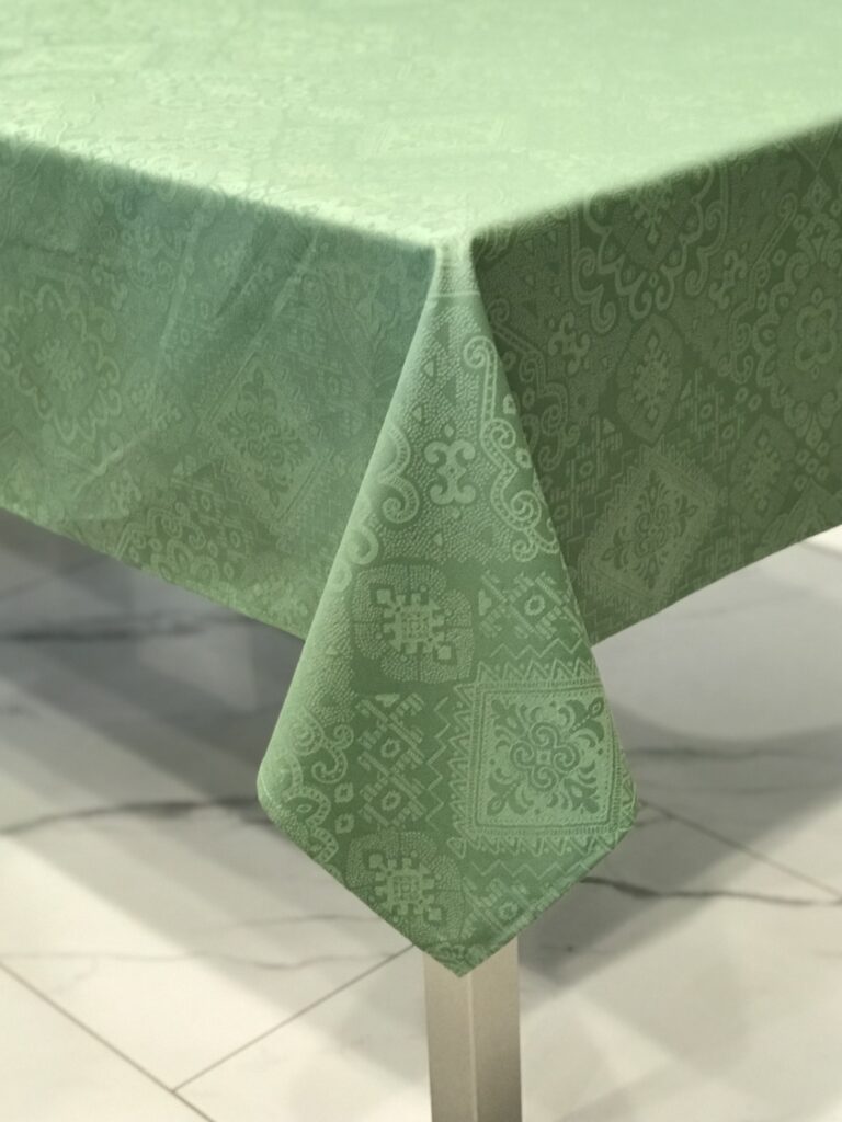 French Elegance Jade tablecloth