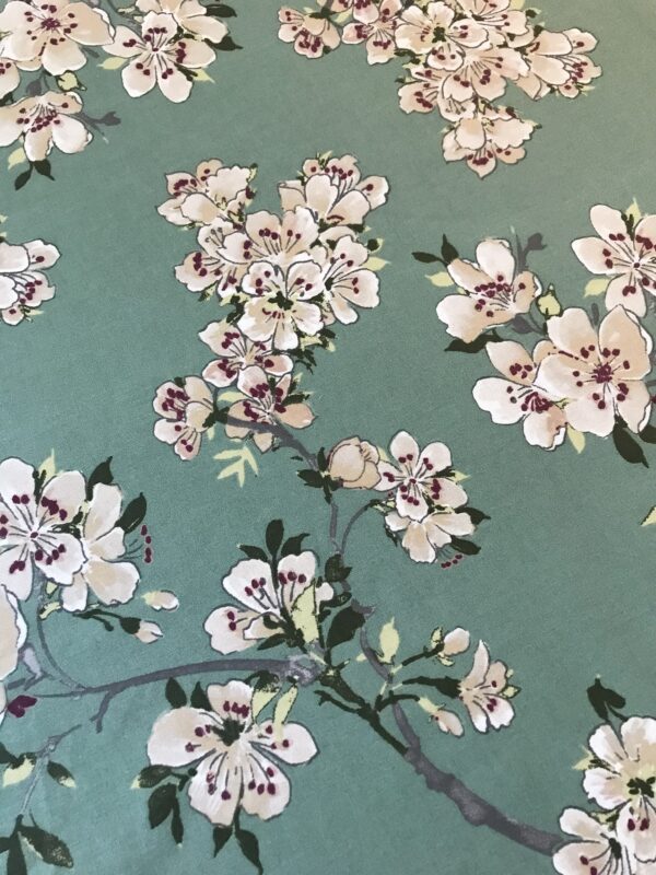 Maria's European LifeStyle • French Floraison• Wipeable Cotton Coated Tablecloth - Image 2