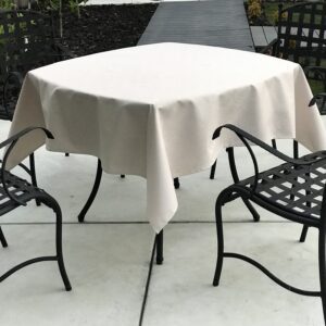Square Jacquard Coated Wipeable Tablecloths